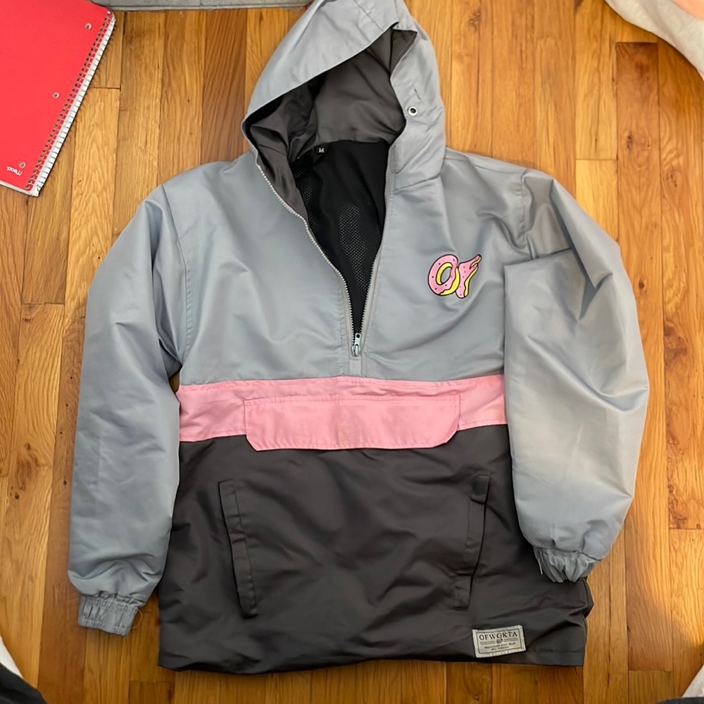Mens odd future rain jacket